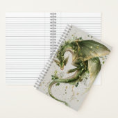 グリーンフローラつる植物ワイバーン/ドラゴンジャーナル ノートブック (内側)