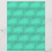 グリーンフローラれんが模様、スクラップブック紙 (正面)