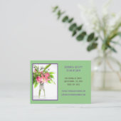 グリーンフローラアレンジメント名刺 名刺 (スタンド正面)