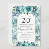 グリーンフローラガーデン二十誕生日 招待状 (正面)