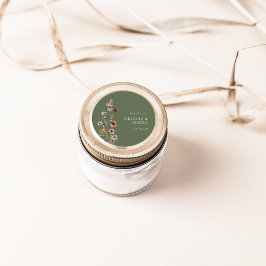 グリーンフローラクラシックラウンドステッカー ラウンドシール