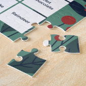 グリーンフローラクリスマスビンゴジグソーパズル ジグソーパズル (側面)