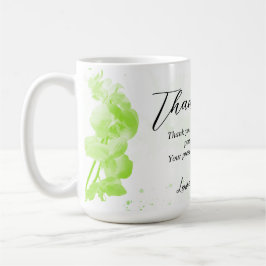グリーンフローラサンキューママギフトアイディア コーヒーマグカップ