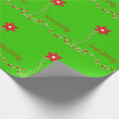 グリーンフローラシーズングリーティングラッピング紙 ラッピングペーパー (角)