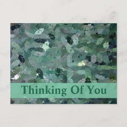 グリーンフローラタペストリー ポストカード (正面)