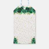 グリーンフローラダークスキンプリンセスSweet sixteen ギフトタグ (裏面)