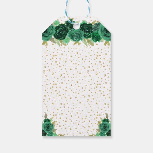 グリーンフローラダークスキンプリンセスSweet sixteen ギフトタグ (裏面)