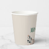 グリーンフローラディナーパーティーカップ 紙コップ (右)