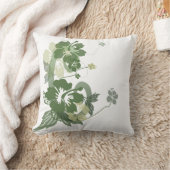 グリーンフローラデザイン装飾用クッション クッション (ブランケット)