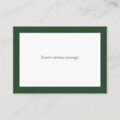 グリーンフローラハイランドカウズサンキューカード エンクロージャーカード (裏面)