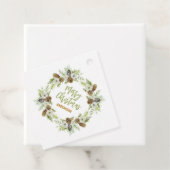 グリーンフローラパインズクリスマスリース フェイバータグ (インサイチュ)