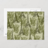 グリーンフローラパリエッフェルタワー ポストカード (正面/裏面)