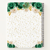 グリーンフローラプリンセスキンセアニラ ノートブック (裏面)