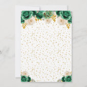 グリーンフローラプリンセスキンセアニラ 招待状 (裏面)