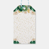 グリーンフローラプリンセスハッピーバースデー ギフトタグ (裏面)