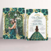 グリーンフローラプリンセス金ゴールドアーチ写真キンセアニェラ 招待状