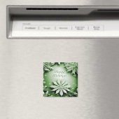 グリーンフローラホリデークリスマスマグネット マグネット (インサイチュ (食洗機))