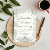 グリーンフローラヴィンテージブランチ卒業 招待状