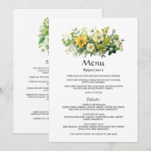 グリーンフローラ結婚ズ メニュー (正面/裏面)