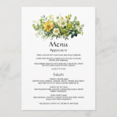 グリーンフローラ結婚ズ メニュー (正面)