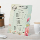 グリーンフローラ美しいビジネスロゴ価格表 台座サイン (インサイチュ)