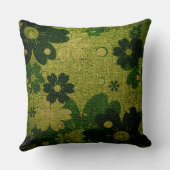 グリーンフローラ革 クッション (裏面)