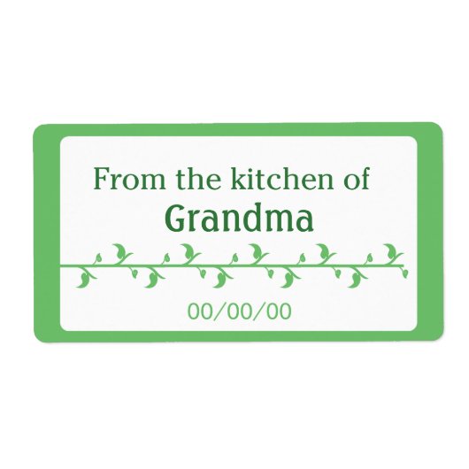 グリーンフードラベル ラベル (正面)