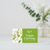 グリーンフード健康栄養デトックスビーガンベーカリー 名刺 (スタンド正面)