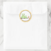 グリーンフーフール封筒用シール ラウンドシール (バッグ)