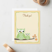 グリーンフーフール4x5フラットサンキューノート ノートカード (正面/裏面インサイチュ)
