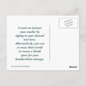 グリーンブイ ポストカード (裏面)