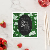 グリーンブックの起動パーティー スタンダードカクテルナプキン (インサイチュ)