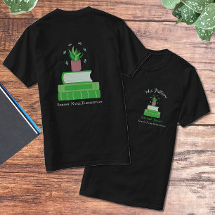 グリーンブックスと植物先生のTシャツ名 Tシャツ