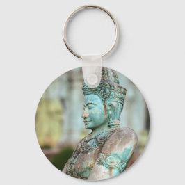 グリーンブッダ像カンボジア キーホルダー