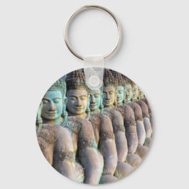 グリーンブッダ像シェムリアップカンボジア キーホルダー