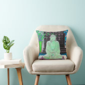 グリーンブッダ装飾用クッション クッション (椅子)