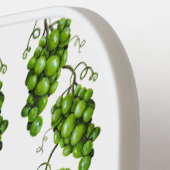 グリーンブドウ漬けボールパドル ピックルボールラケット (左詳細)