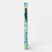 グリーンブモダンルーモザイクカスタム引用文 Case-Mate iPhoneケース (裏面/左)