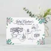 グリーンブライアー結婚式週末スケジュール 最終版 招待状 (スタンド正面)