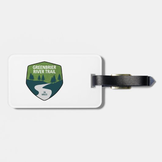 グリーンブライア川路 ラゲッジタグ (裏面横)