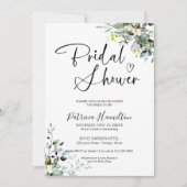 グリーンブライダルシャワー招待状 招待状 (正面)