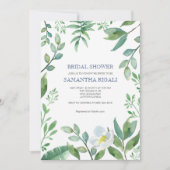 グリーンブライダルシャワー招待状 招待状 (正面)