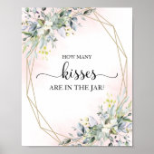 グリーンブライダルシャワー キスサイン ポスター (正面)