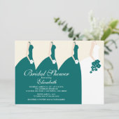 グリーンブライド花嫁ブライダルシャワー招待 招待状 (スタンド正面)