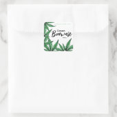 グリーンブラウニーEdiblesラベル スクエアシール (バッグ)