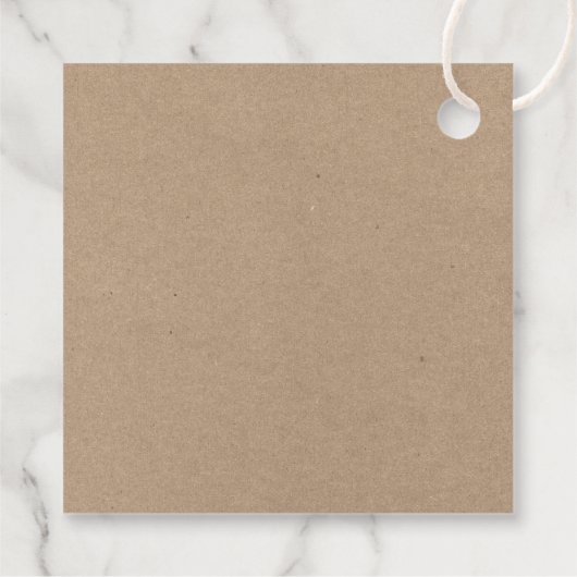 グリーンブラシスクリプトクラフトクリスマストラック フェイバータグ (裏面)