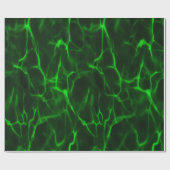 グリーンブラックエネルギー場包み紙 ラッピングペーパー (フラット)