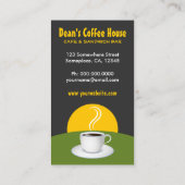 グリーンブラックコーヒーショップロイヤリティアワード受賞パンチカフェ ロイヤリティカード (裏面)