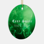 グリーンブラックスモークヴァップショップ セラミックオーナメント (右)