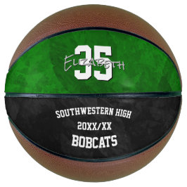 グリーンブラックチーム名のシーズン終了 バスケットボール